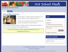 Tablet Screenshot of hotschoolmeals.com